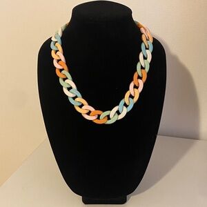 Multicolor Chain Necklace
